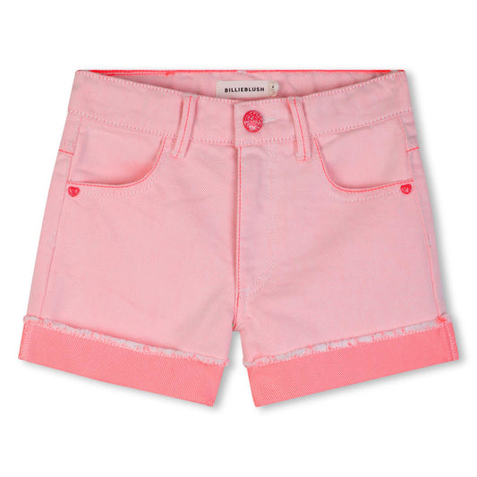 Billieblush Jeansshorts mit Pailletten - Pink Off White