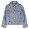 Bild in Galerie-Betrachter laden, Billieblush Jeansjacke mit Verzierung und Rückenpatches - Stone
