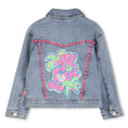 Bild in Galerie-Betrachter laden, Billieblush Jeansjacke mit Verzierung und Rückenpatches - Stone
