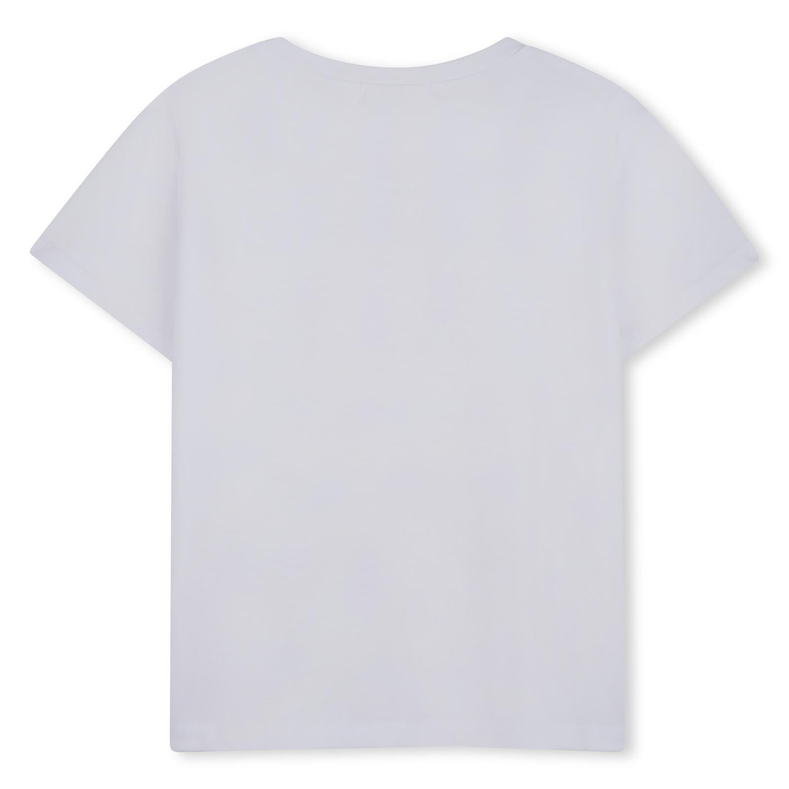 Billieblush T-Shirt mit Paillettendruck - White
