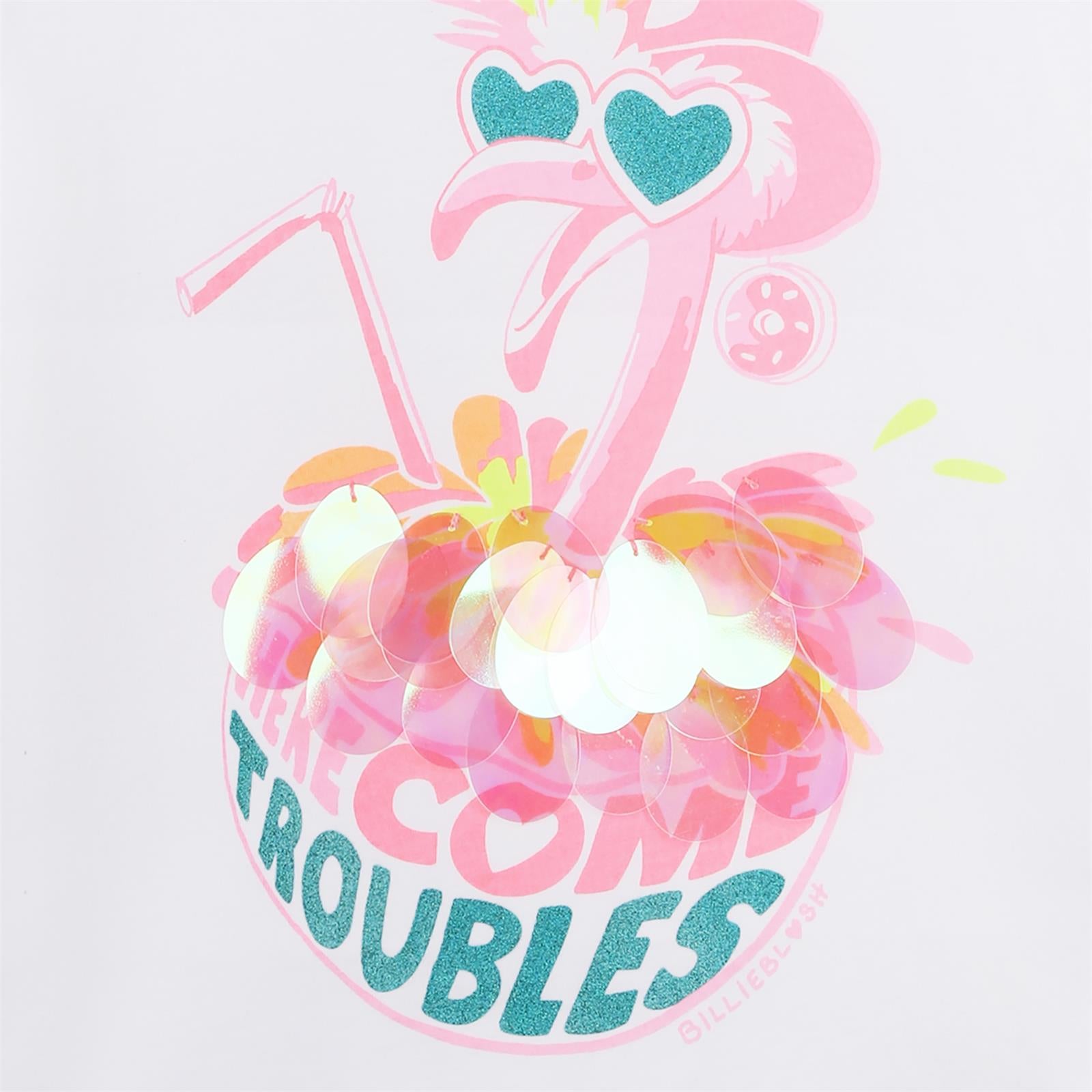 Billieblush T-Shirt mit Druck - White