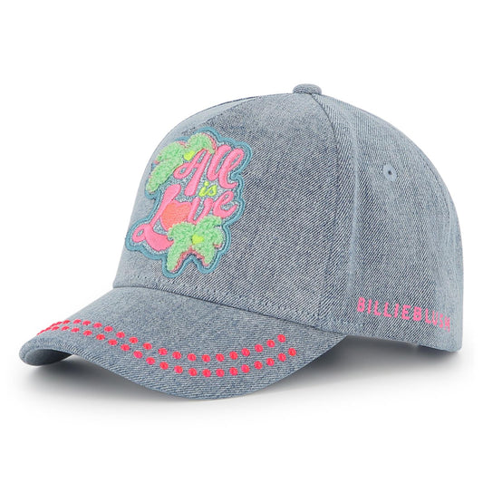 Billieblush Cap mit Patch und Druck - Stone