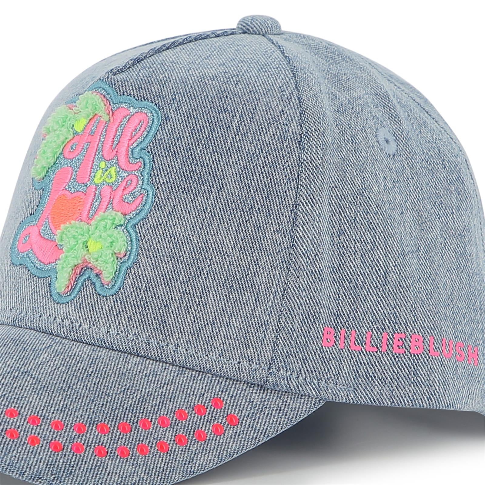 Billieblush Cap mit Patch und Druck - Stone