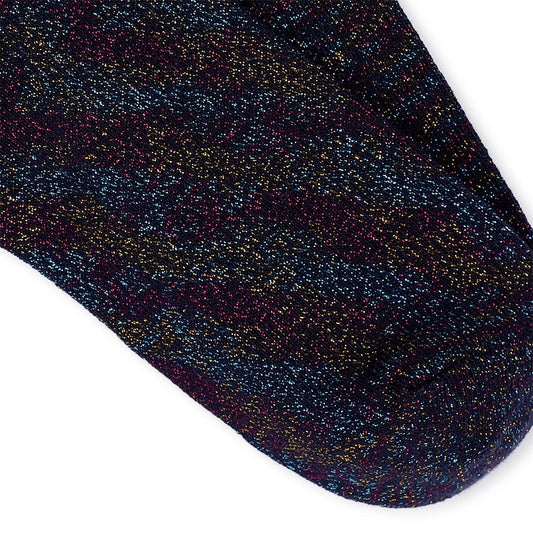 Billieblush Socken mit Glitzer und Schriftzug - Navy