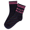Bild in Galerie-Betrachter laden, Billieblush Socken mit Glitzer und Schriftzug - Navy
