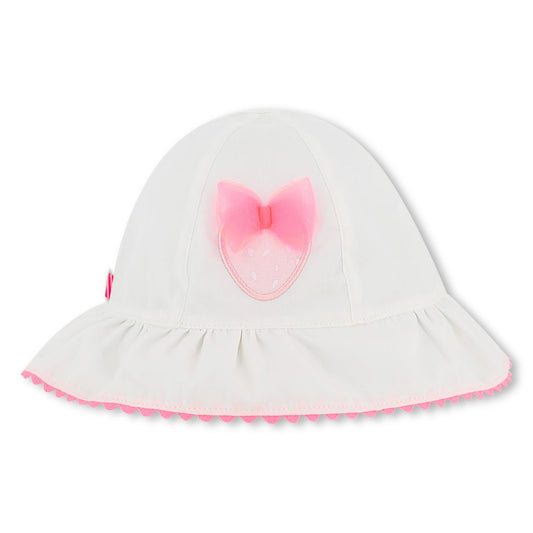 Billieblush Sonnenhut mit Schleife - White