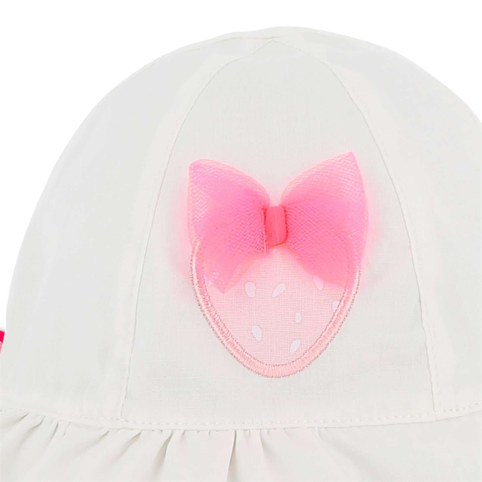 Billieblush Sonnenhut mit Schleife - White