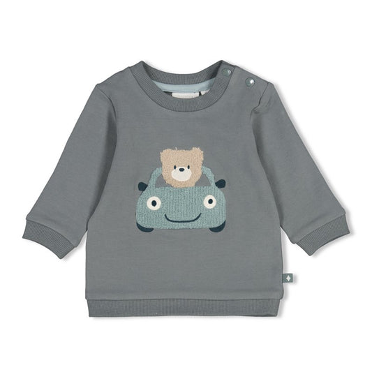 Feetje Sweatshirt, bedruckt - Seegrün