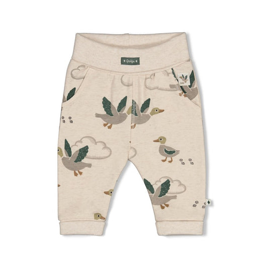 Feetje Sweathose Wiggle Waddle mit Bündchen - Natur