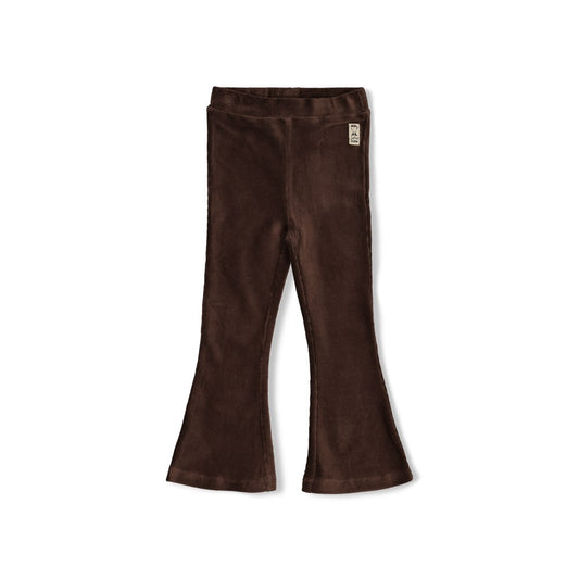 Jubel Samt Schlagleggings - Braun