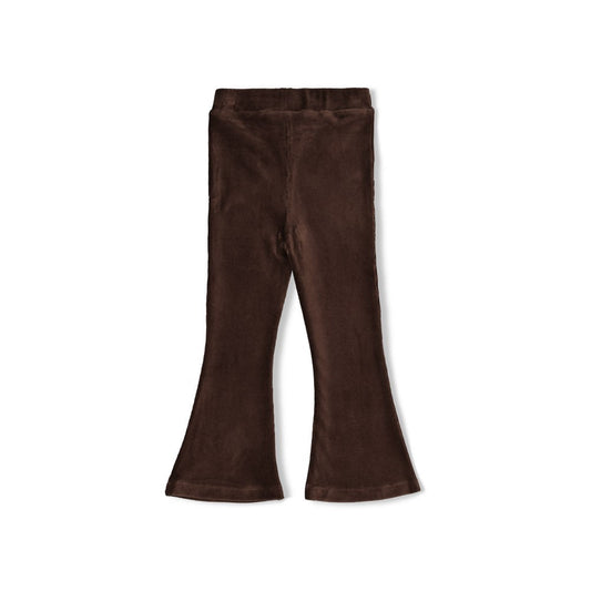 Jubel Samt Schlagleggings - Braun