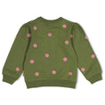 Bild in Galerie-Betrachter laden, Jubel Sweatshirt mit Stickerei - Olive
