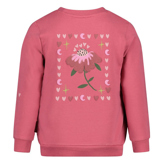 Jubel Sweatshirt mit Rückendruck - Rosa
