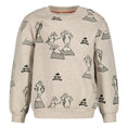 Bild in Galerie-Betrachter laden, Sturdy Sweatshirt mit einem Allover Druck - Natur Melange

