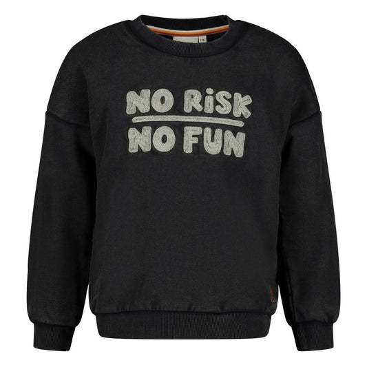 Sturdy Sweatshirt mit Brustdruck - Anthrazit