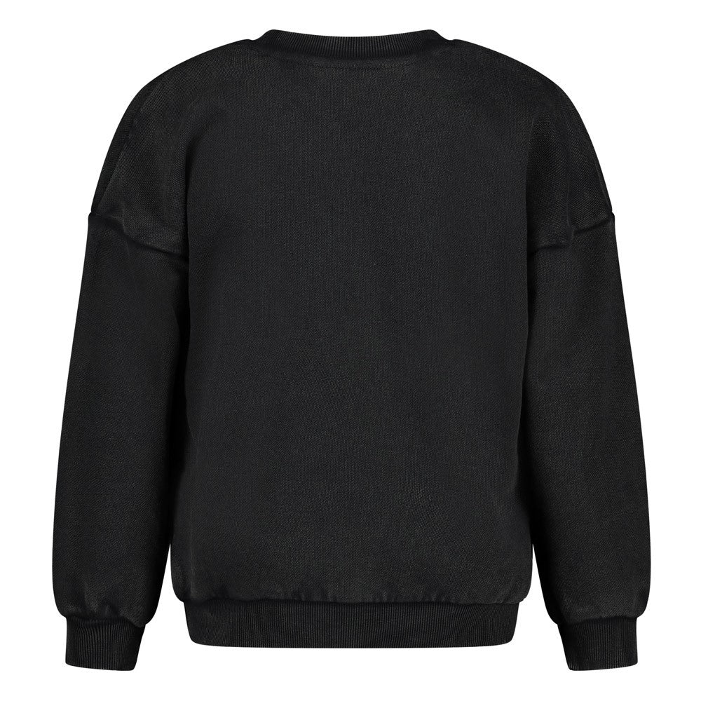Sturdy Sweatshirt mit Brustdruck - Anthrazit