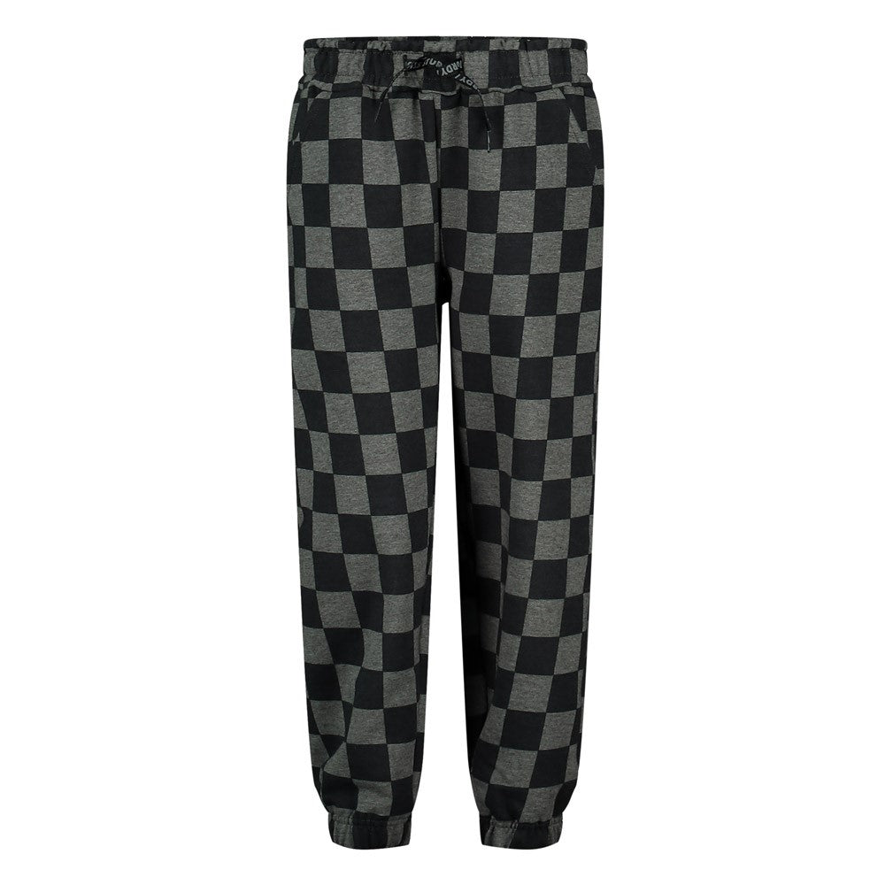 Sturdy Jogginghose, karriert - Anthrazit Melange