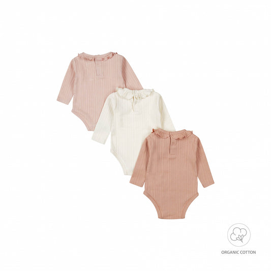 Dirkje "Bodys langarm" 3er Pack - Multi Color