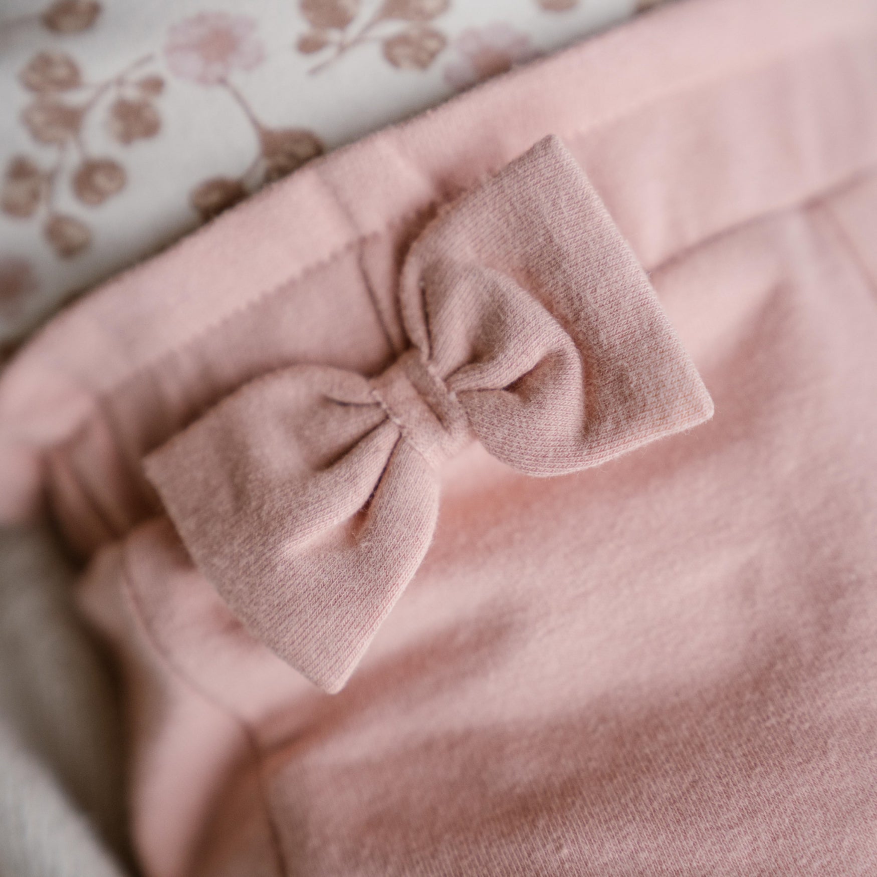 Dirkje "Hose" mit Schleifchen am Bund - Dusty Pink