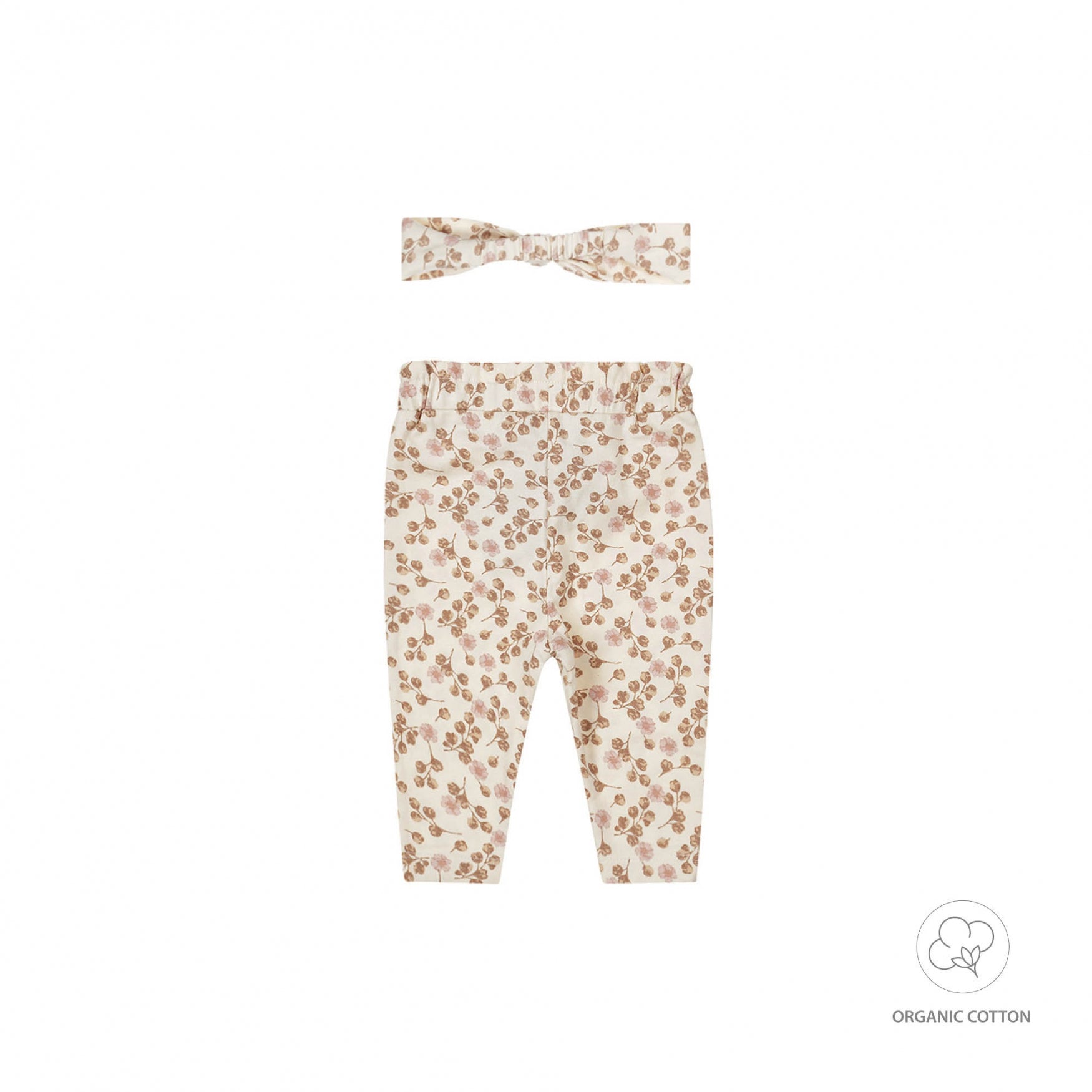 Dirke "Leggings mit Haarband" allover Druck - Off White
