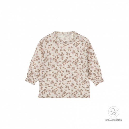 Dirkje "Langarmshirt" alloover Druck - Off White