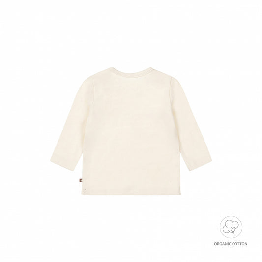 Dirkje "Langarmshirt" mit Spruch - Off White