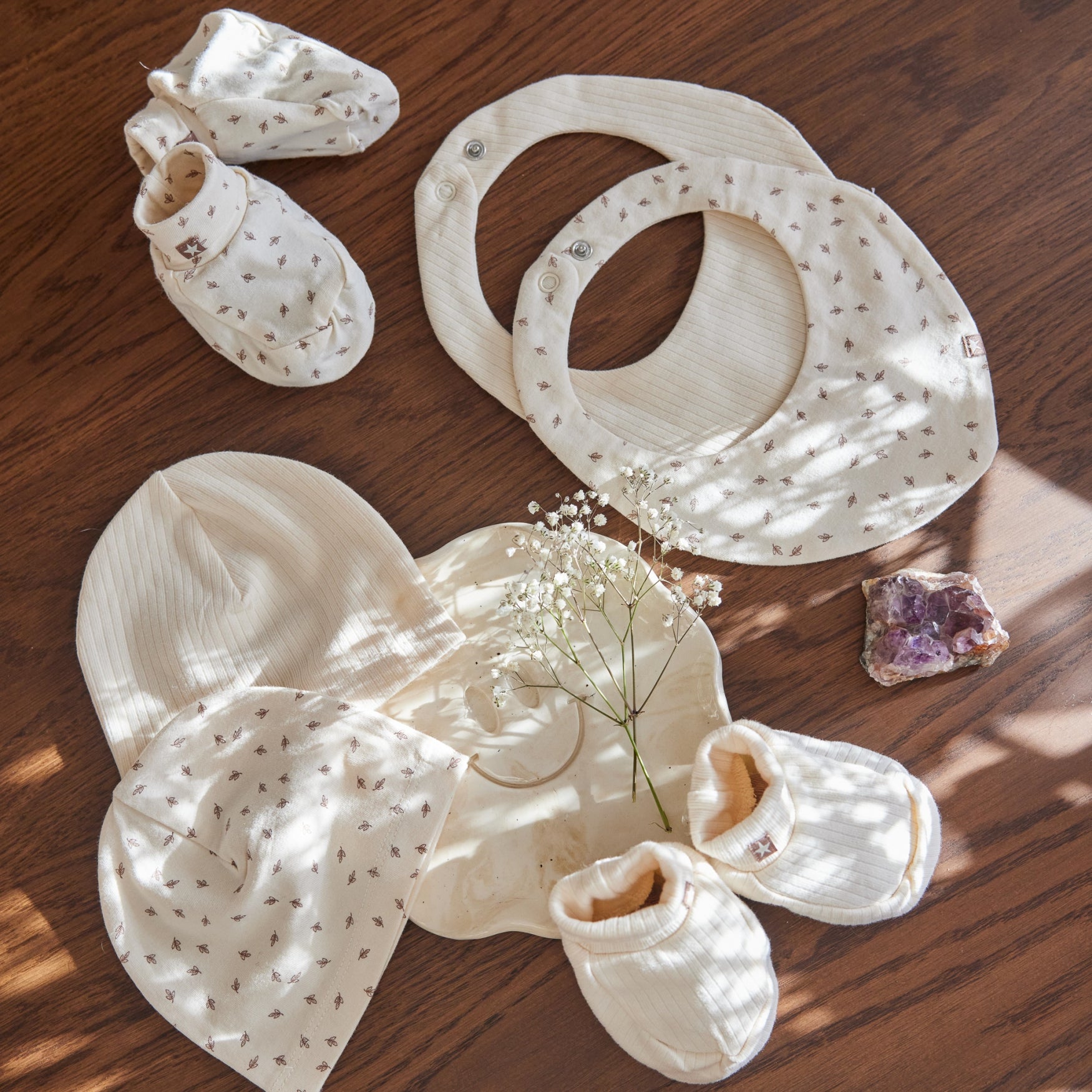 Dirkje "Baby Set" 6 teilig im Geschenkekarton - Off White