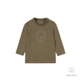 Bild in Galerie-Betrachter laden, Dirkje "T-Shirt langarm" mit Druck - Faded Green
