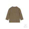 Bild in Galerie-Betrachter laden, Dirkje "T-Shirt langarm" mit Druck - Faded Green
