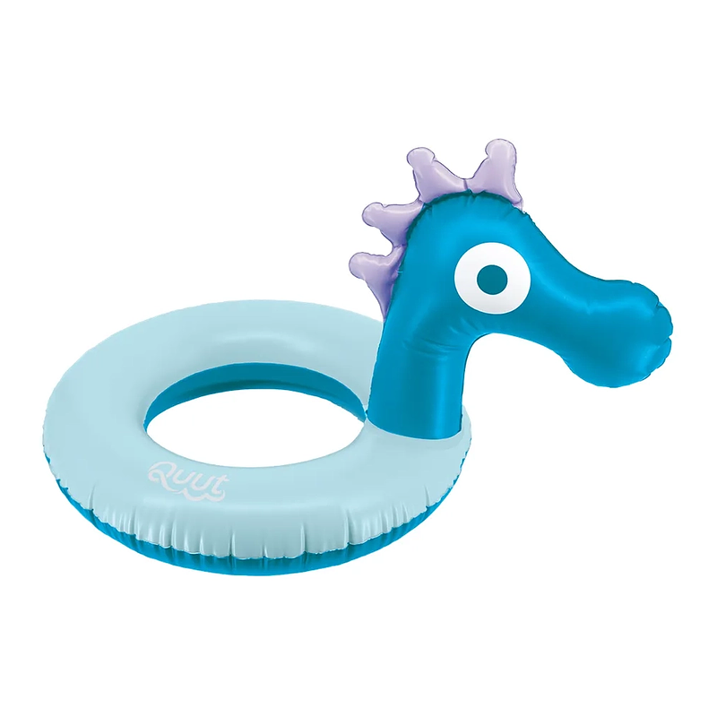 Quut "Schwimmring" Seepferd - Blau/Hellblau/Flieder