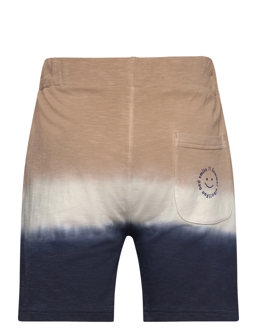 Minymo "Shorts mit Farbverlauf" - blau/weiss/beige