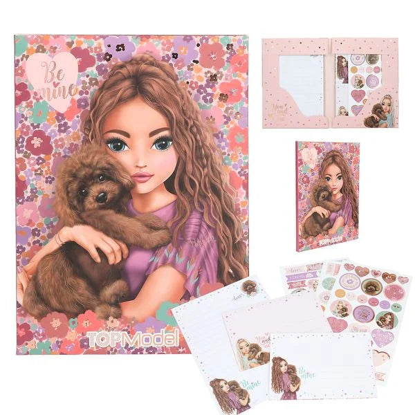 TOPModel Briefpapier - Floral