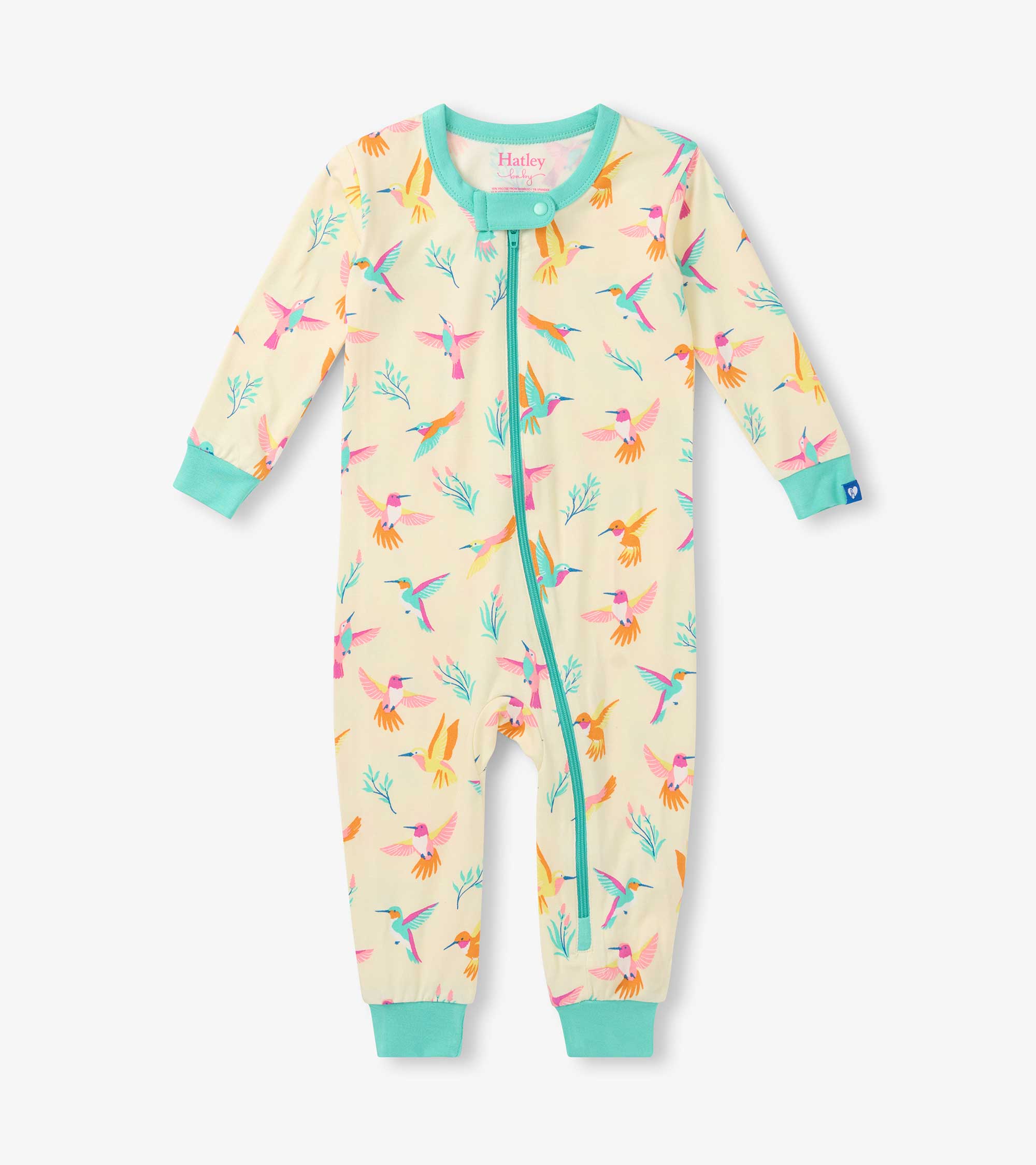 Hatley Frühlingskolibris Bambus-Overall - Afterglow