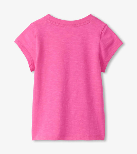 Hatley T-Shirt mit Blumenmuster - Strawberry Moon