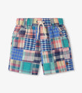 Bild in Galerie-Betrachter laden, Hatley Vintage Sommer-Shorts aus Madras-Webstoff - Serenity
