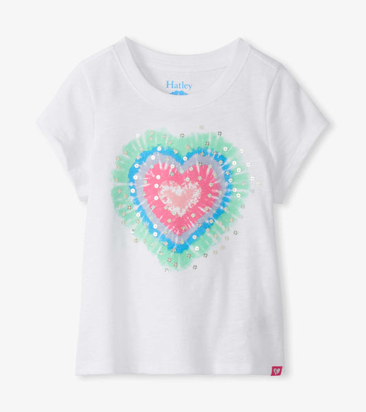Hatley  T-Shirt mit Herzmotiv - White
