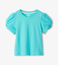 Bild in Galerie-Betrachter laden, Hatley blaues T-Shirt mit verdrehten Ärmeln - Blue Radiance
