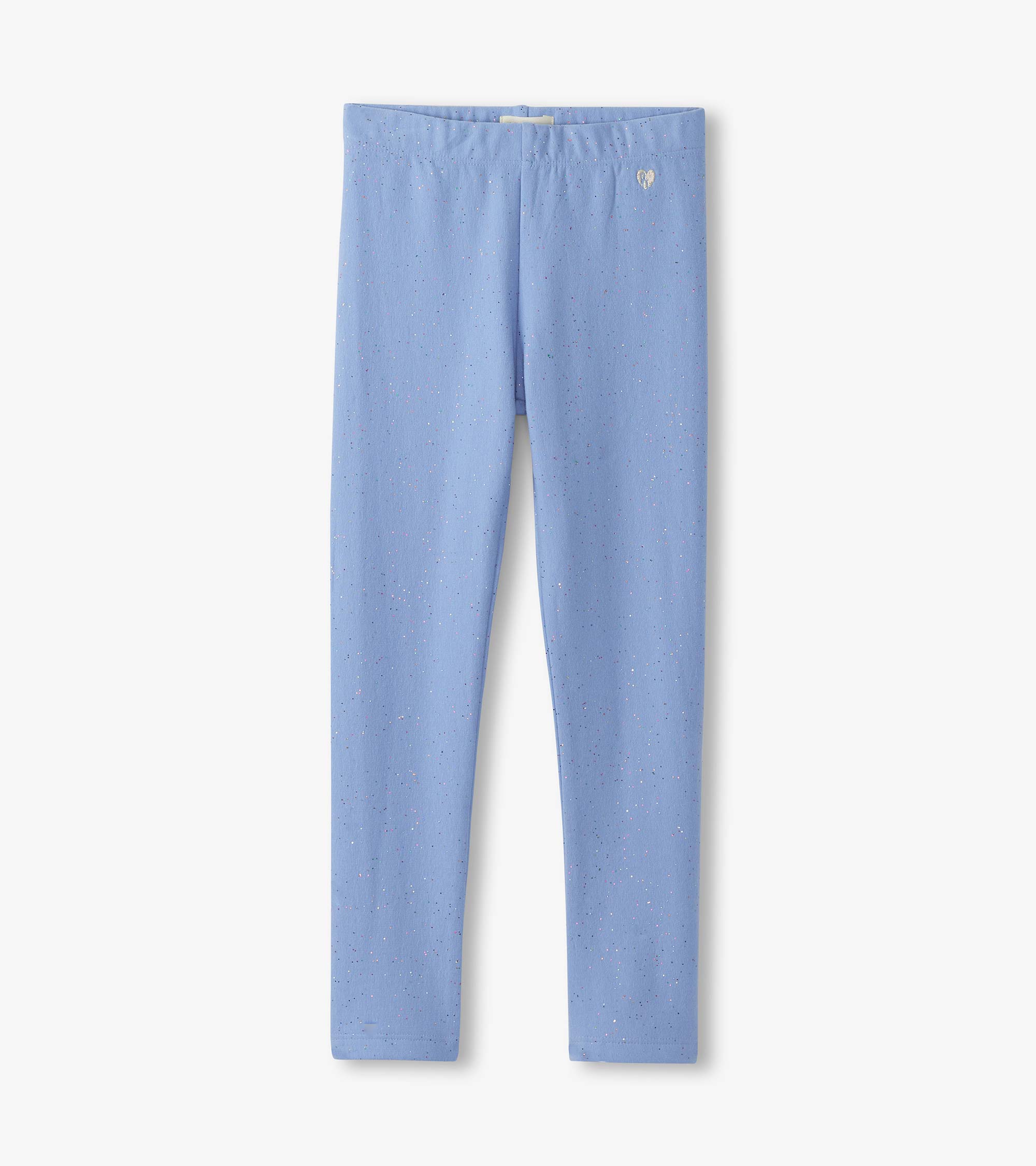Hatley "Leggings" kuschelig mit Glitter - Kornblumenblau