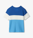 Bild in Galerie-Betrachter laden, Hatley Niagara Farbblock Bambus-T-Shirt - Blue
