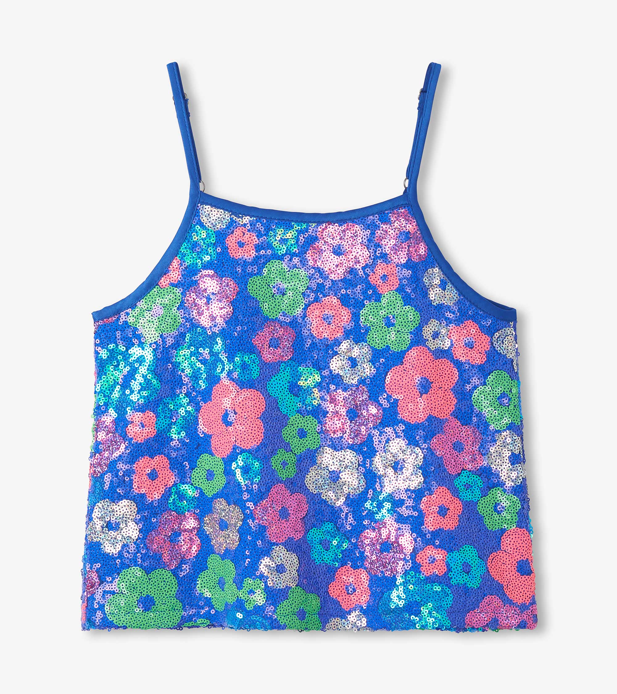 Hatley Paillettenoberteil mit Partyblumen - Amparo Blue