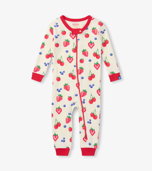 Hatley Sommerbeeren Baumwoll-Overall - Cami Lace