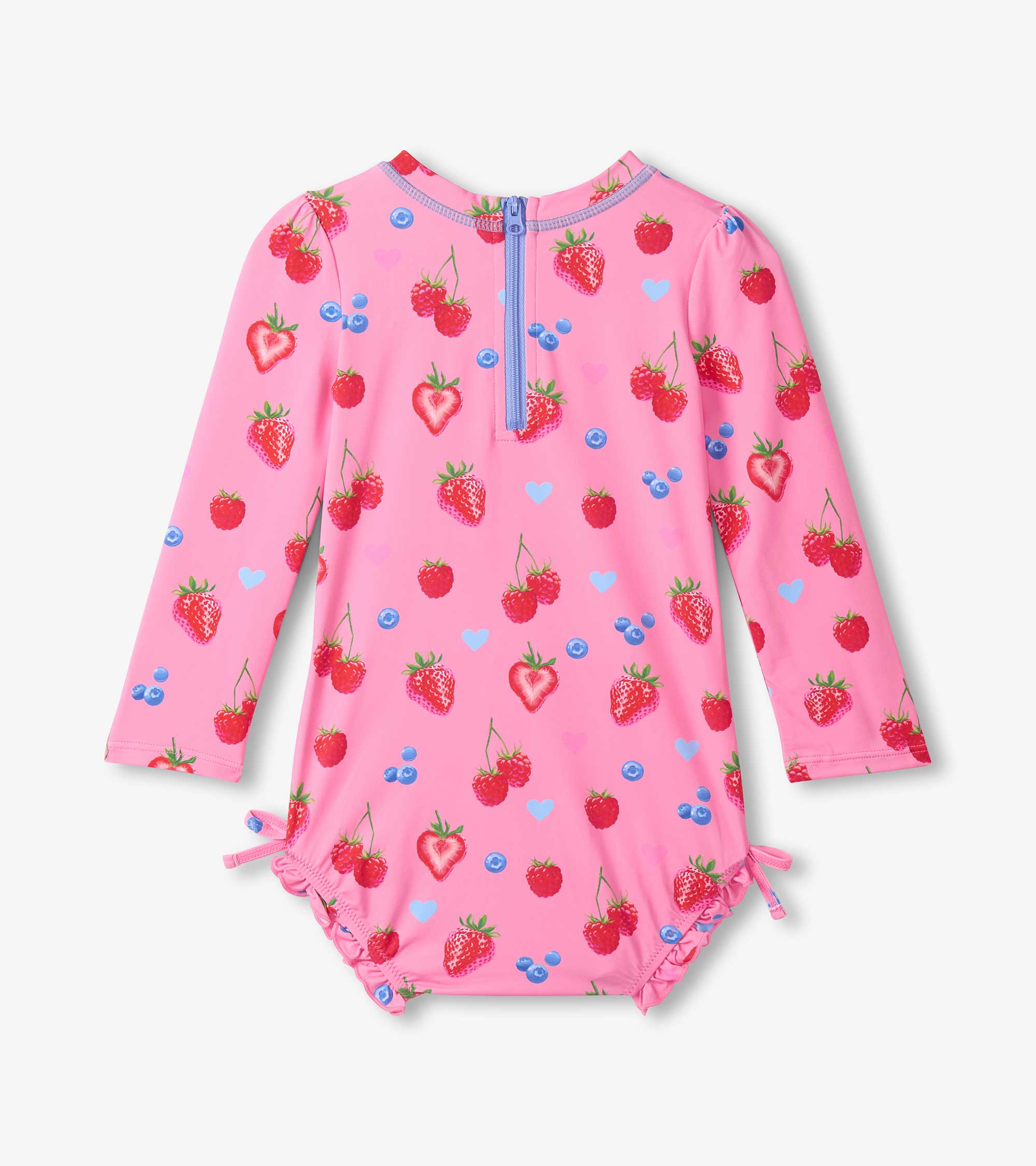 Hatley Sommerbeeren-Rashguard-Badeanzug - Candy Pink