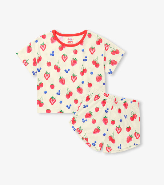 Hatley Sommerbeeren kurzes Schlafset - Cami Lace